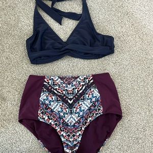 Athleta two piece swimsuit
